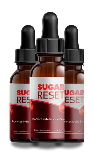3 bottles of Sugarreset liquid drops