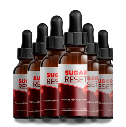 6 bottles of Sugarreset liquid drops